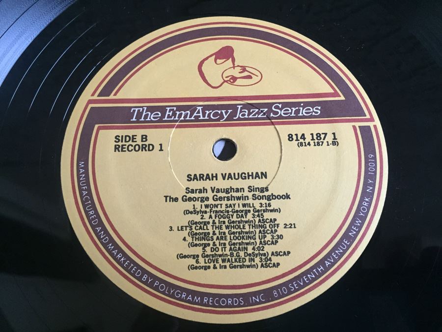Sarah Vaughan ‎- The George Gershwin Songbook - Emarcy ‎- 814 187 1 [Photo 12]