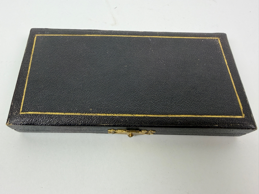 Antique Boxed Victorian Silverplate Serving Set With Mother Of Pearl Handles [Photo 7]