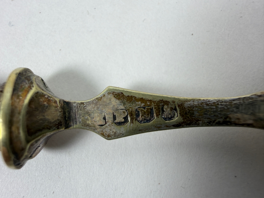 Antique Boxed Victorian Silverplate Serving Set With Mother Of Pearl Handles [Photo 6]