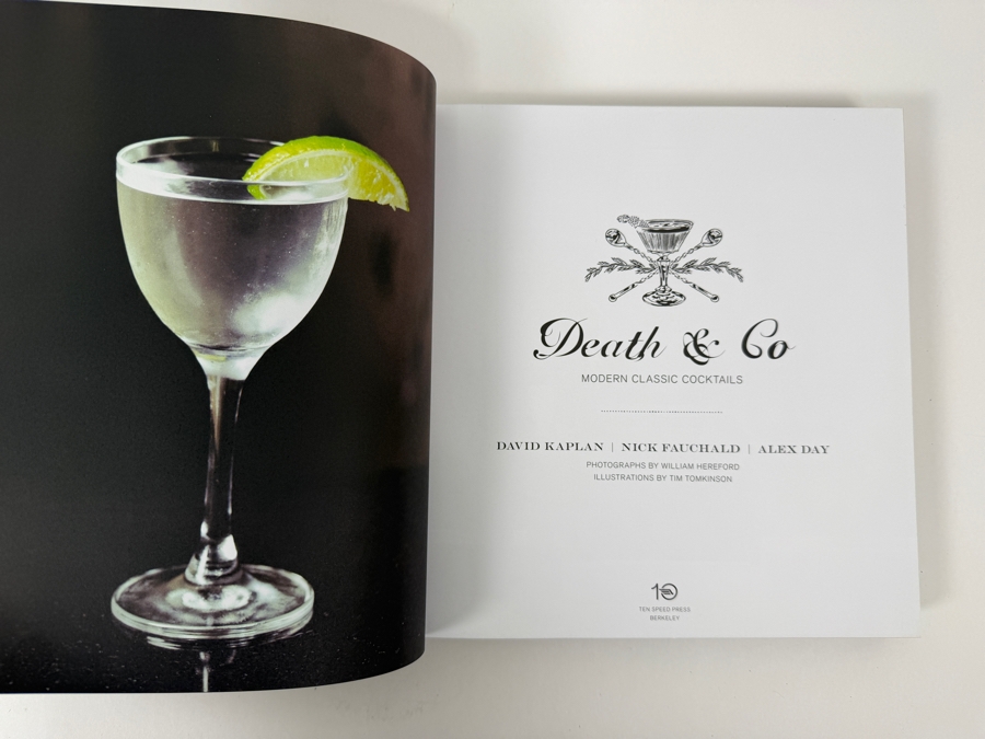 First Edition Hardcover Book Death & Co - Modern Classic Cocktails Retails $40 (HA) [Photo 2]