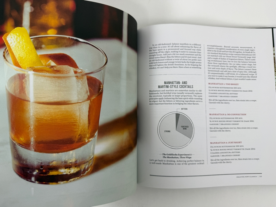 First Edition Hardcover Book Death & Co - Modern Classic Cocktails Retails $40 (HA) [Photo 4]
