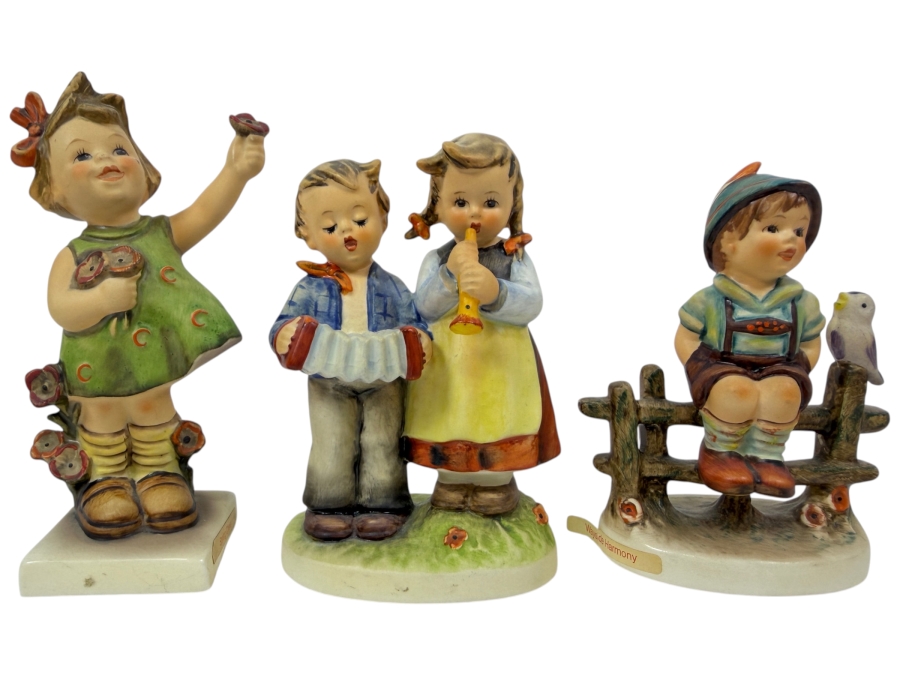 (3) Vintage German Hummel Figurines 5'H