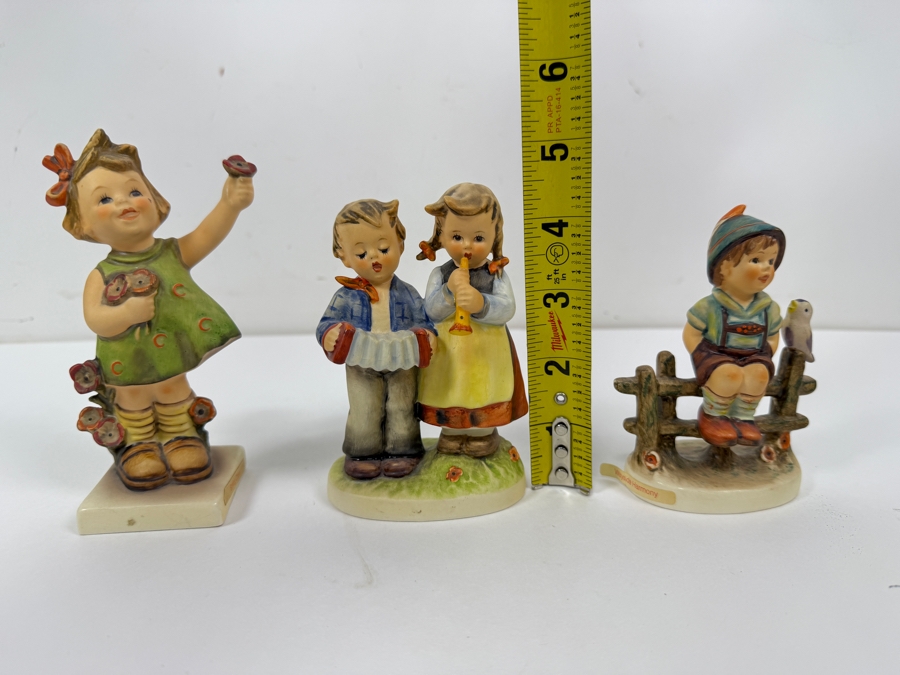 (3) Vintage German Hummel Figurines 5'H [Photo 11]
