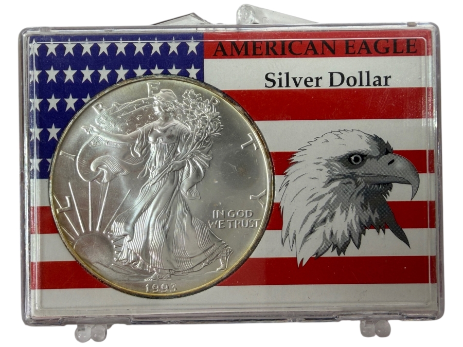 Uncirculated 1993 American Silver Eagle Coin