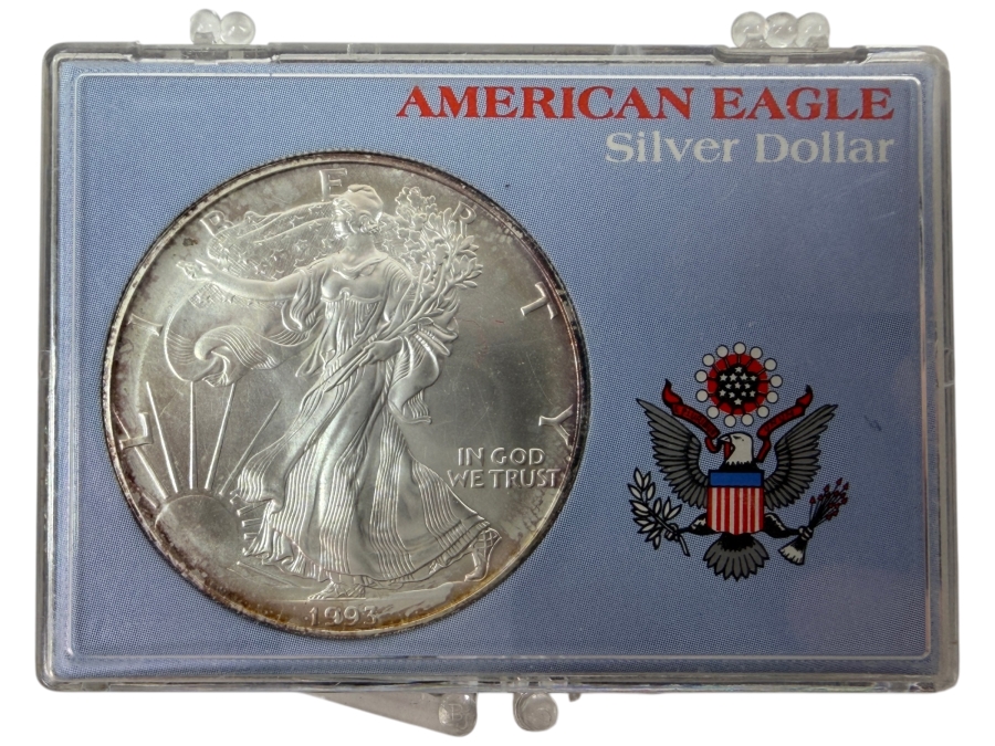 Uncirculated 1993 American Silver Eagle Coin