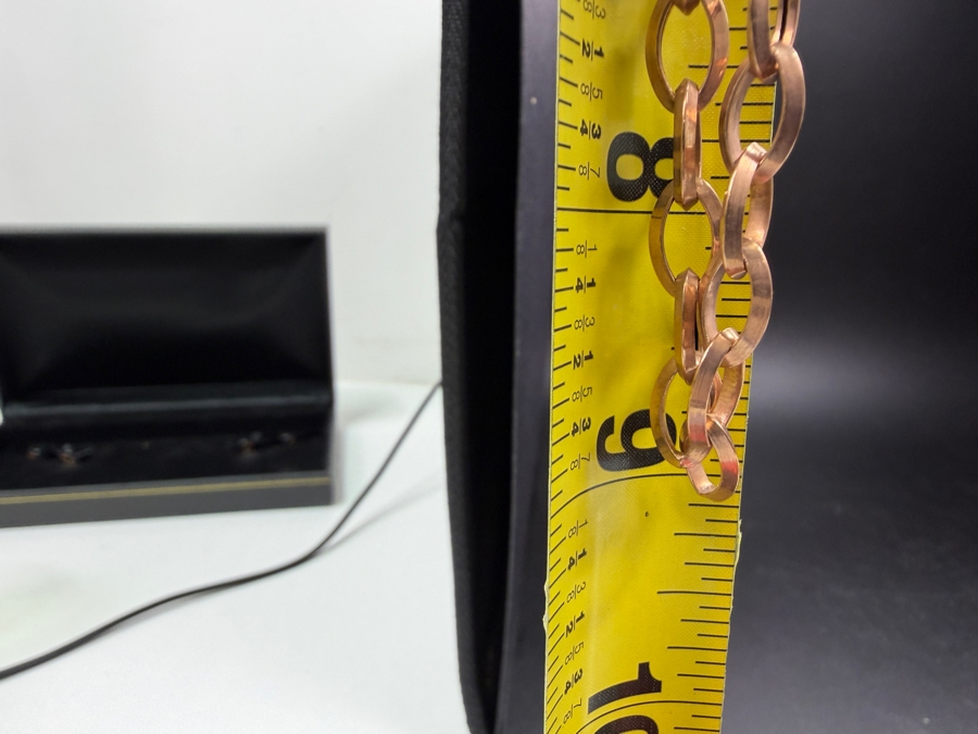 14k Gold Italian Chunky 18' Link Chain Necklace 12.6g [$1,132 Gold Melt Value] [Photo 10]