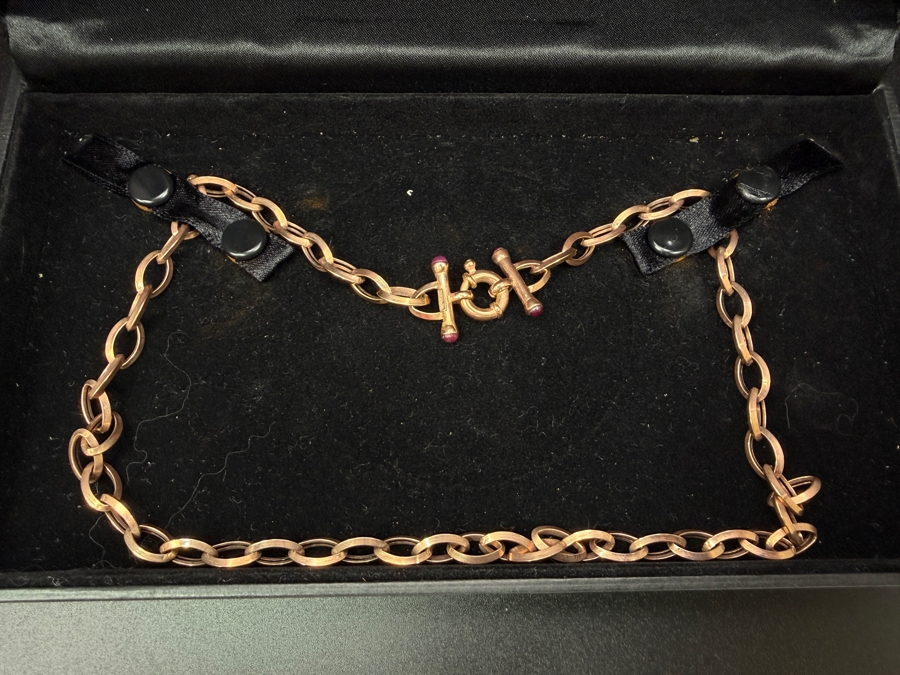 14k Gold Italian Chunky 18' Link Chain Necklace 12.6g [$1,132 Gold Melt Value] [Photo 7]