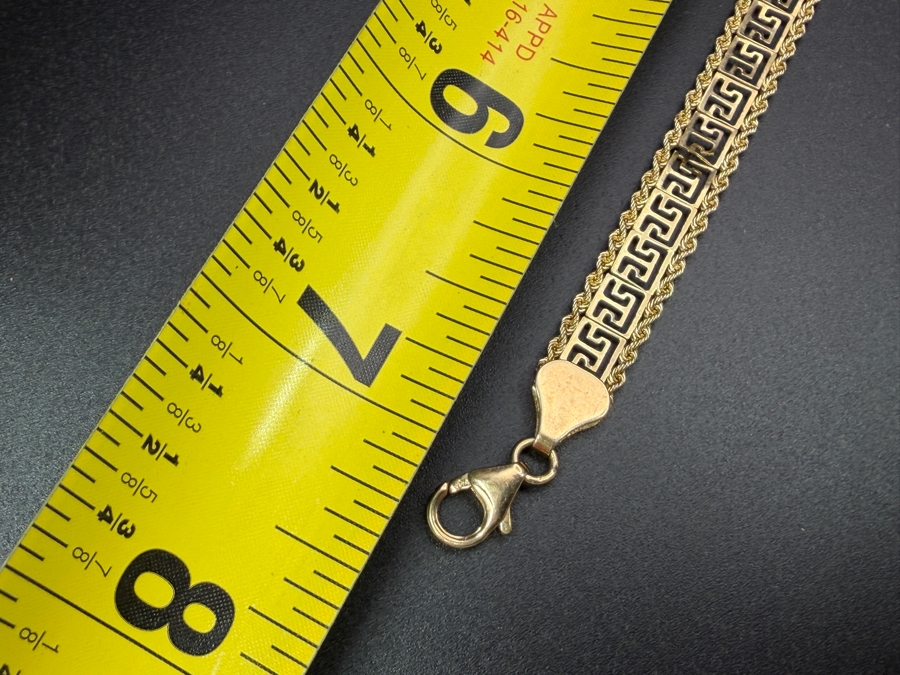 10k 7' Gold Bracelet 4.5g [$289 Gold Melt Value] [Photo 6]