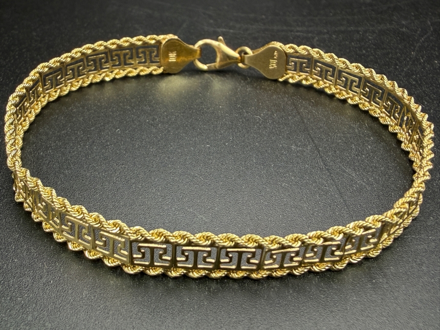 10k 7' Gold Bracelet 4.5g [$289 Gold Melt Value] [Photo 5]