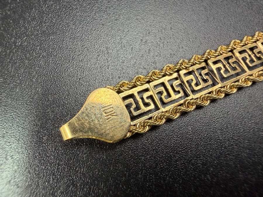 10k 7' Gold Bracelet 4.5g [$289 Gold Melt Value] [Photo 3]