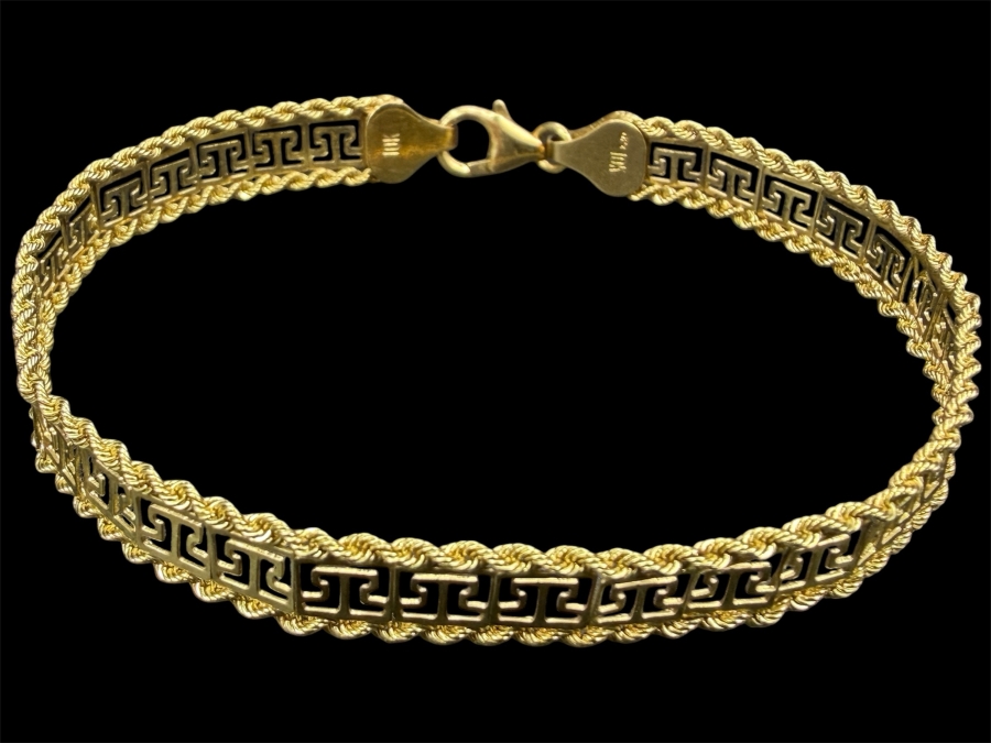 10k 7' Gold Bracelet 4.5g [$289 Gold Melt Value]