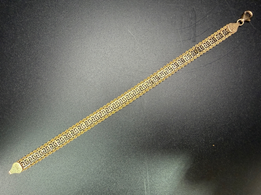 10k 7' Gold Bracelet 4.5g [$289 Gold Melt Value] [Photo 2]