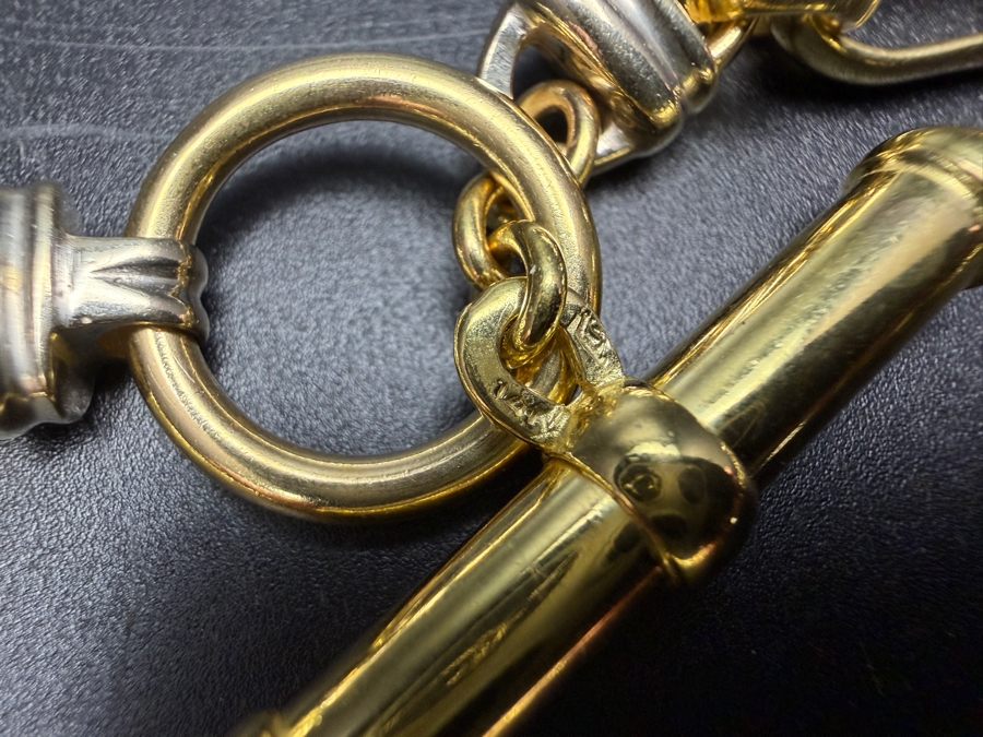 14k Gold Chunky 17' Link Chain Necklace 29.3g [$2,632 Gold Melt Value] [Photo 4]