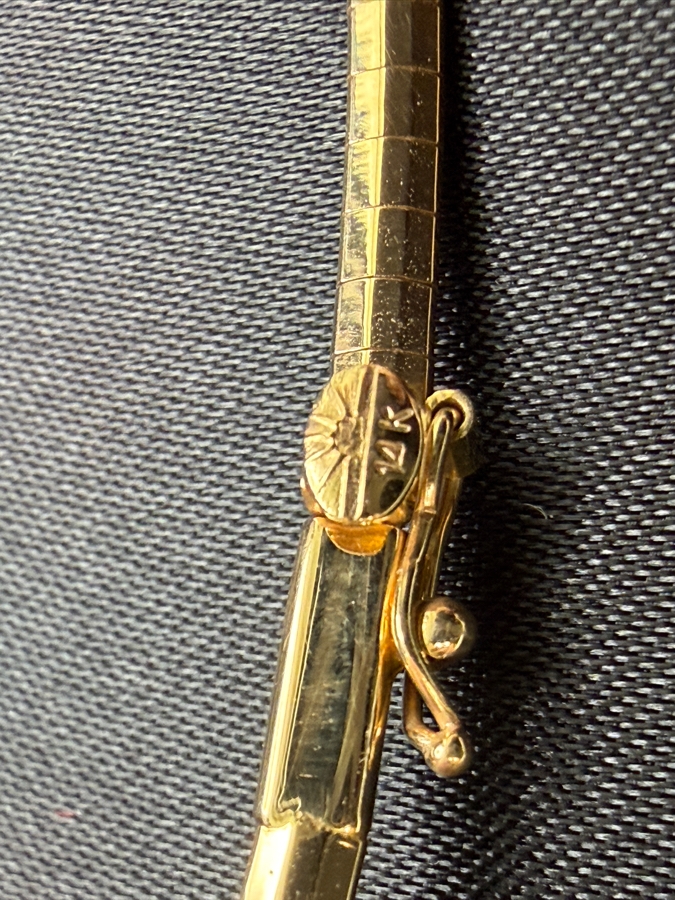 14k Gold Woven 16' Necklace 17.6g [$1,581 Gold Melt Value] [Photo 5]