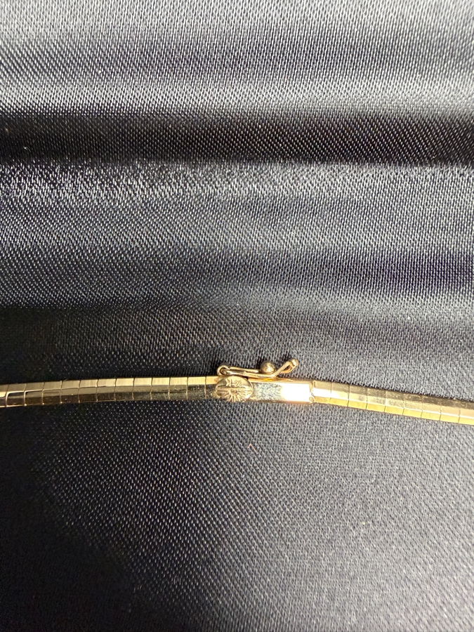 14k Gold Woven 16' Necklace 17.6g [$1,581 Gold Melt Value] [Photo 4]