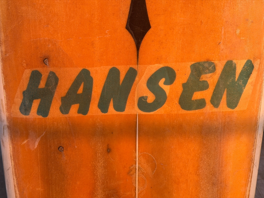 Classic Vintage Don Hansen Encinitas Longboard Surfboard (In Need Of Restoration - Waterlogged) 22'W X 94'L X 2'D [Photo 2]