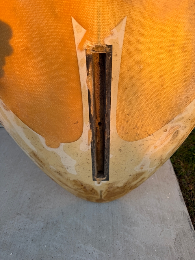 Classic Vintage Don Hansen Encinitas Longboard Surfboard (In Need Of Restoration - Waterlogged) 22'W X 94'L X 2'D [Photo 3]