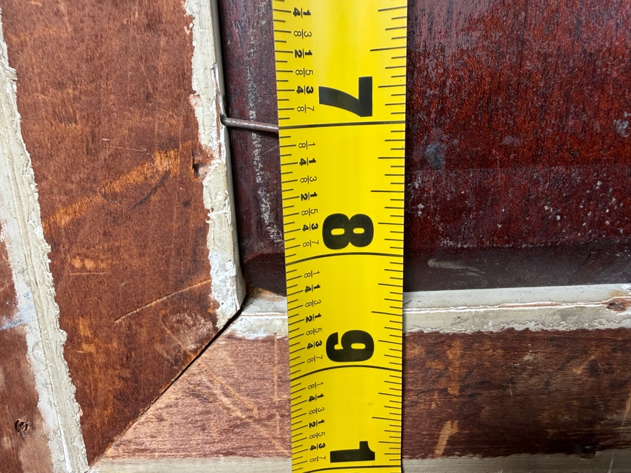 Original Oil Painting On Board Artist Unknown (Unsigned) 6' X 8.5' Framed In A Gilt Antique Frame 14.5' X 17' (RSF) [Photo 11]