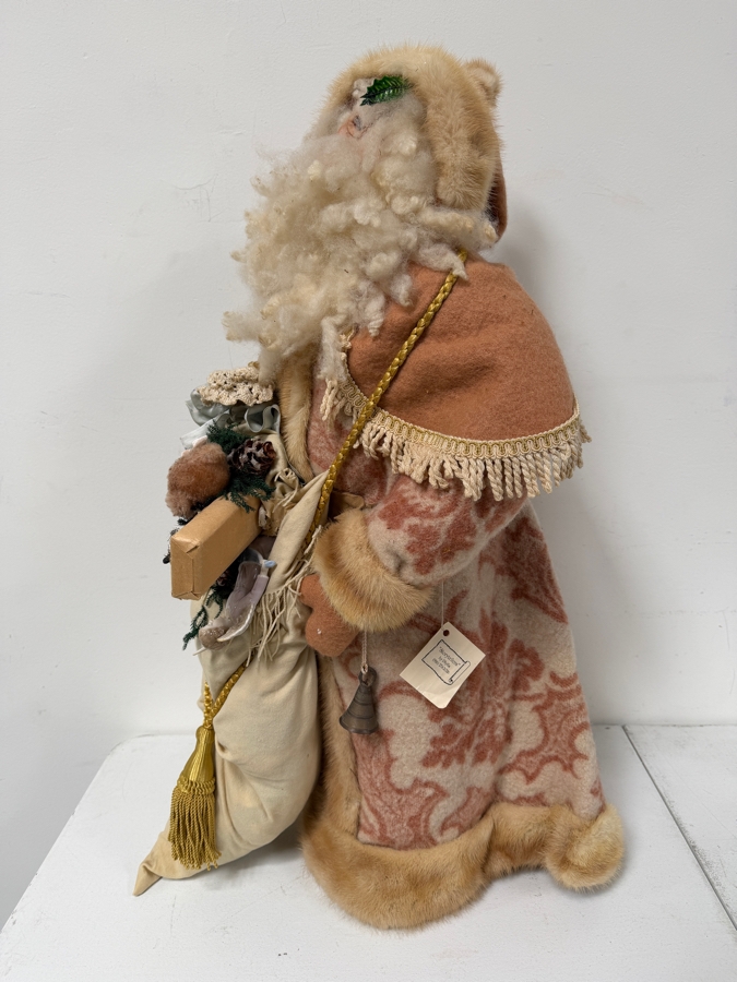 Large Signed Limited Edition 'Storytellers' By Phyllis Santa Claus Statue Titled 'Father Christmas' And Numbered 36 Of 150 Dated 1993 34'H (RSF) [Photo 6]