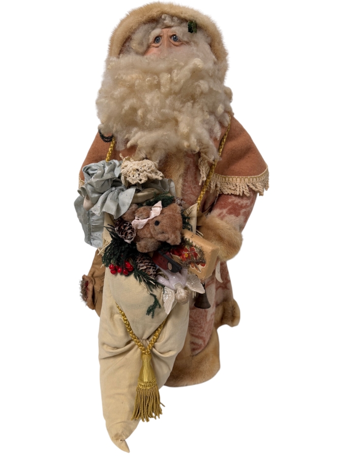 Large Signed Limited Edition 'Storytellers' By Phyllis Santa Claus Statue Titled 'Father Christmas' And Numbered 36 Of 150 Dated 1993 34'H (RSF)