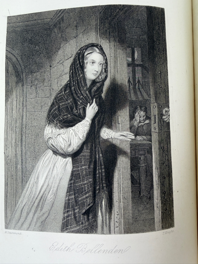 Antique 1872 First Edition Hardcover Book The Waverley Gallery Of The Principal Female Characters In Sir Walter Scott's Romances From Original Paintings By Eminent Artists - Engraved Under The Superintendence Of Charles Heath (RSF) [Photo 7]