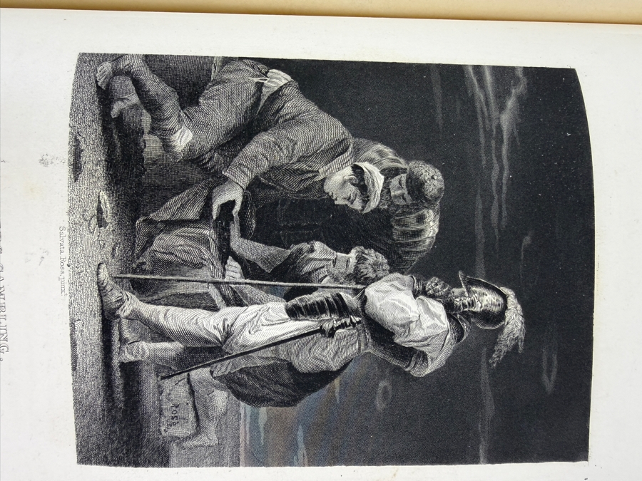 Antique 1860 First Edition Hardcover Book The Centre Table - Illustrated By Fifty Fine Engravings Published By Leavitt & Allen New York (RSF) [Photo 11]