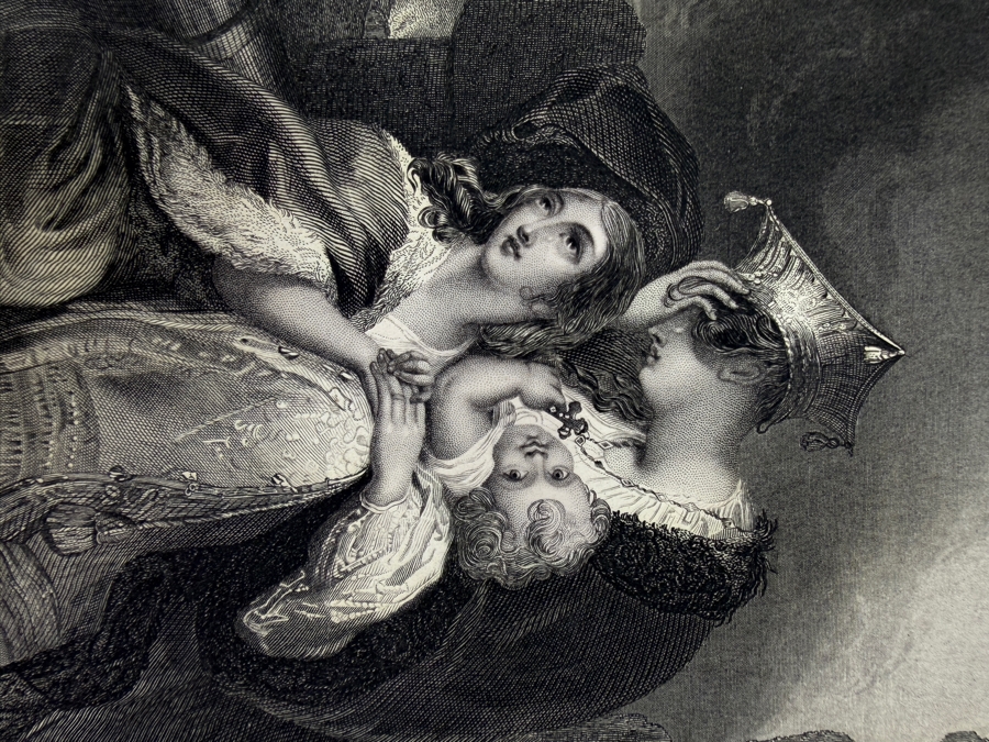 Antique 1860 First Edition Hardcover Book The Centre Table - Illustrated By Fifty Fine Engravings Published By Leavitt & Allen New York (RSF) [Photo 9]