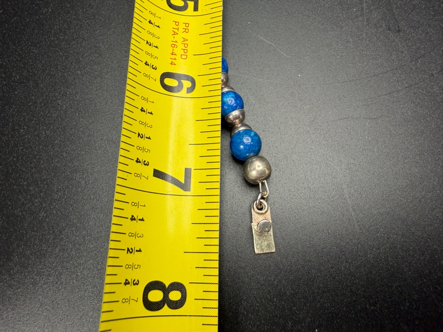 Vintage Mexican Sterling Silver 7' Bracelet 19.4g [Photo 4]