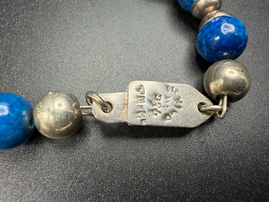 Vintage Mexican Sterling Silver 7' Bracelet 19.4g [Photo 3]