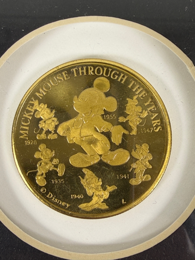 Framed 'Mickey's Progression' Limited Edition Mint Stamps With Medallion 13 X 15 [Photo 5]