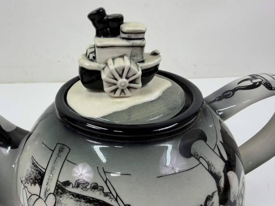 The Disney Character Teapot Collection By Cardew Design 'Steamboat Willie' With Original Box Retailed For $60 [Photo 4]