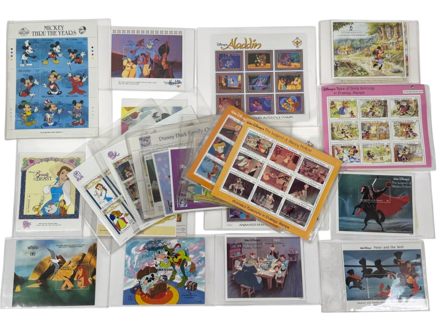Collection Of Mint Disney Stamps - See Photos