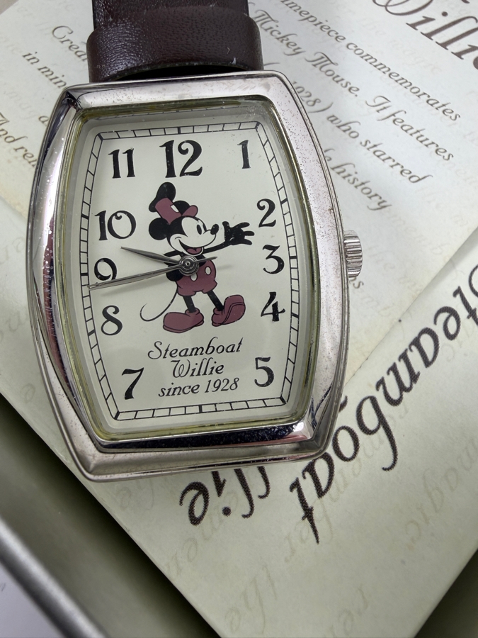 Steamboat Willie Watch With Original Box [Photo 2]