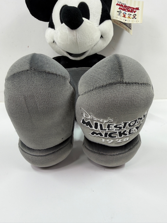 Limited Edition Disney's Milestone Mickey 1928 Steamboat Willie Plush 24'H [Photo 2]