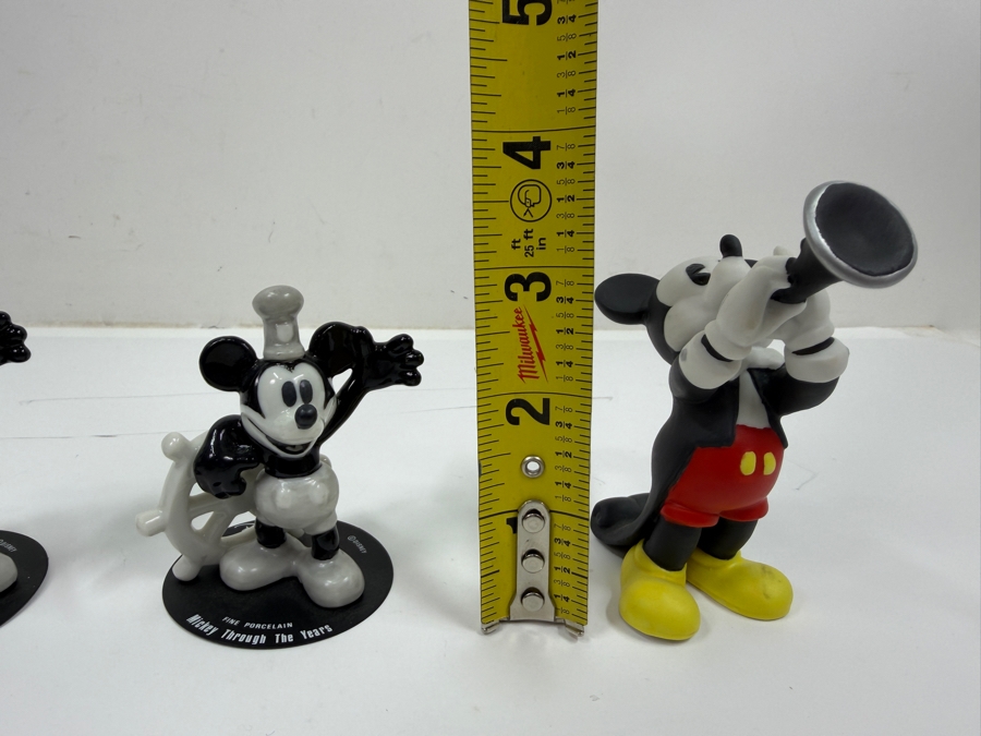 (3) Small Disney Mickey Mouse Figurines 3' - 3.5' [Photo 6]