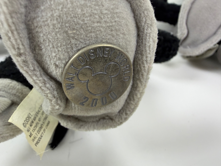 Just Added - Collection Of (4) Walt Disney Steamboat Willie Mickey Mouse Plush Toys - Height Of Larger Plush Is 20'H [Photo 7]