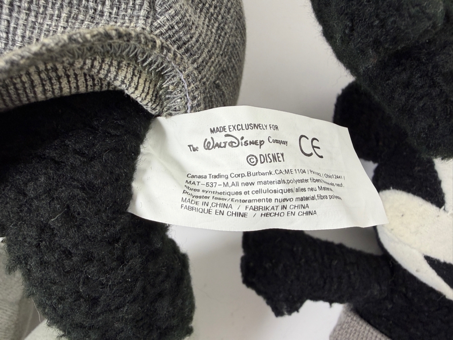 Just Added - Collection Of (4) Walt Disney Steamboat Willie Mickey Mouse Plush Toys - Height Of Larger Plush Is 20'H [Photo 8]