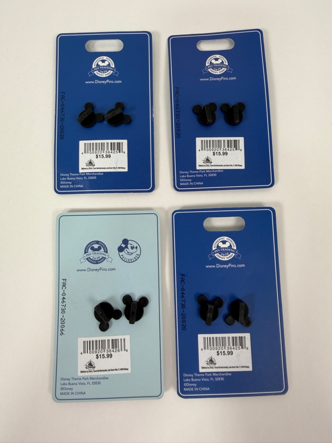 Just Added - Disney Parks 2020 Disneyland 65th Anniversary Mickey Minnie And Mr. Toad Annual Passholder Limited Release Pin Set Backing Cards [Photo 4]