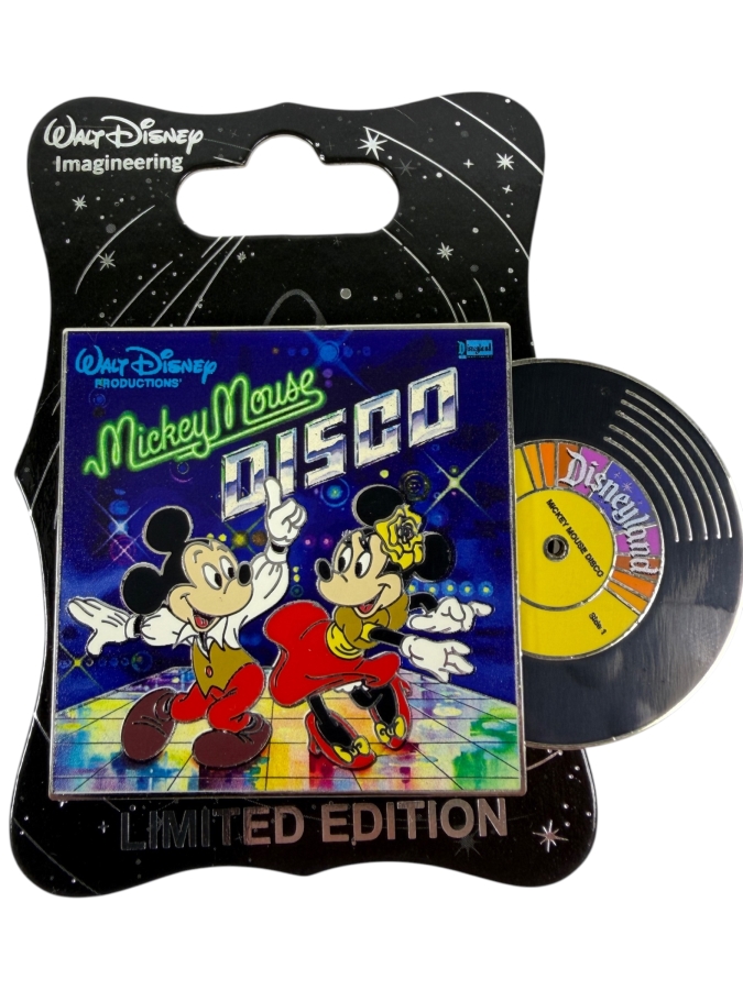 Just Added - Walt Disney Imagineering D23 Expo 2019 Mickey Mouse Disco Limited Edition Record Pin