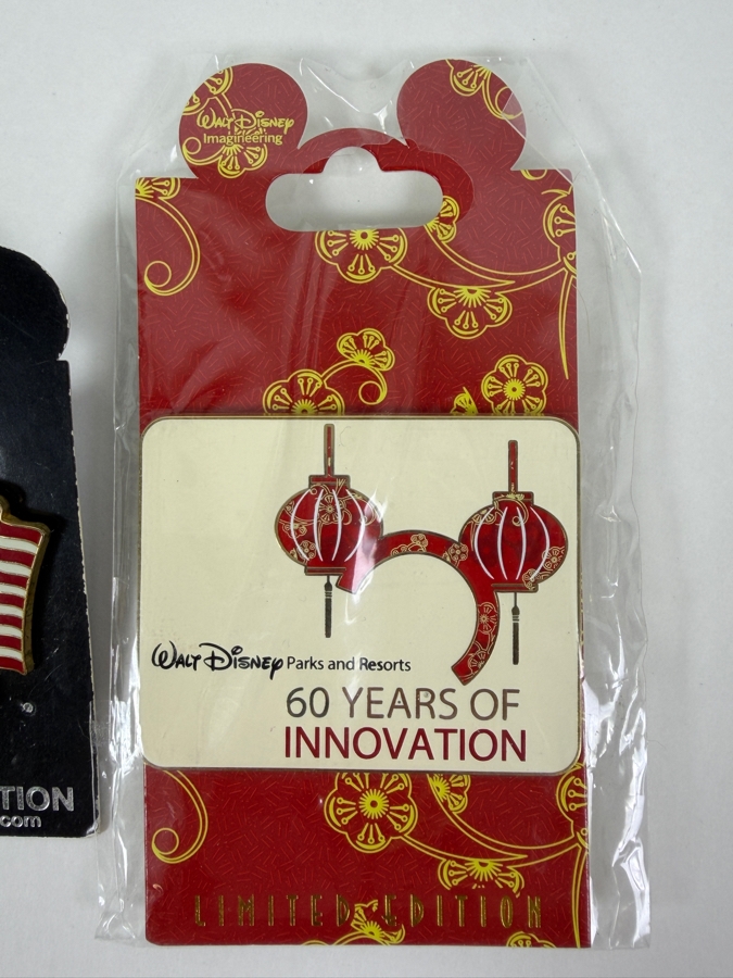 Just Added - Jiminy Cricket Mickey's All American Pin Trading Festival And 60 Years Of Innovation Walt Disney Imagineering Limited Edition Trading Pins [Photo 3]