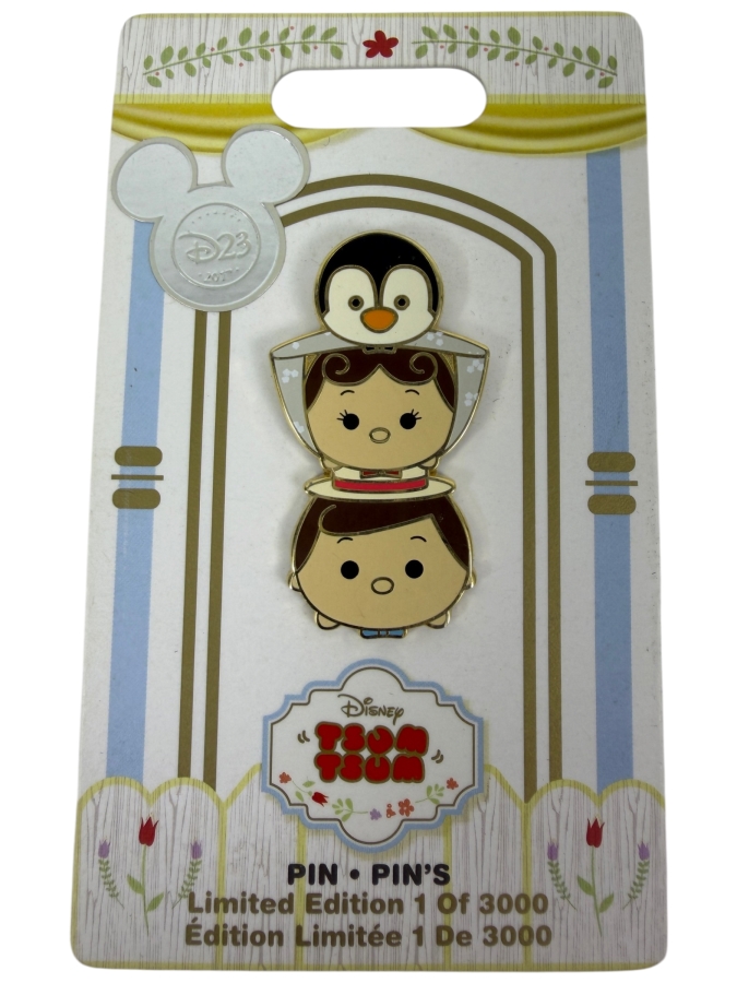 Just Added - D23 Expo 2017 Disney Store Mary Poppins Bert Penguin Tsum Tsum Limited Edition Trading Pin