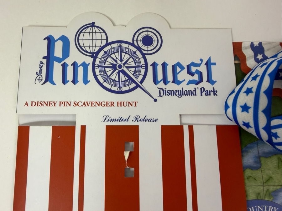 Just Added - Disneyland Resort 2016 PinQuest Scavenger Hunt Starter Adventure Kit With Complete Set Of Six Limited Release Clue Pins And Mickey Mouse QuestEAR Completer Pin [Photo 9]