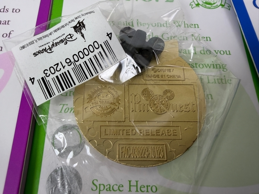 Just Added - Disneyland Resort 2016 PinQuest Scavenger Hunt Starter Adventure Kit With Complete Set Of Six Limited Release Clue Pins And Mickey Mouse QuestEAR Completer Pin [Photo 12]