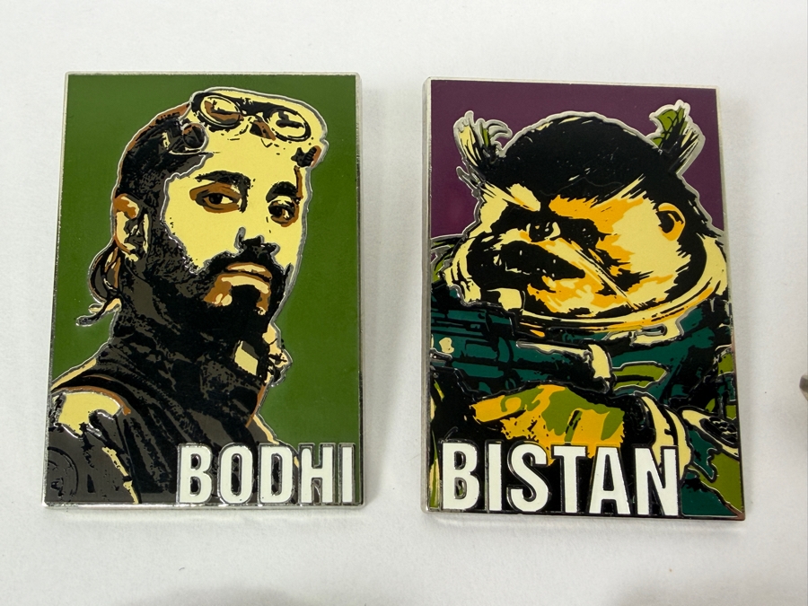 Disney Star Wars Rogue One Mystery Bodhi And Bistan, Pixar Short Film Stu, Loungefly Toy Story Jessie Heart, World Of Color Buzz Lightyear, And Disney Park Badges Met A Princess Snow White Limited Release Enamel Pin Collection [Photo 5]