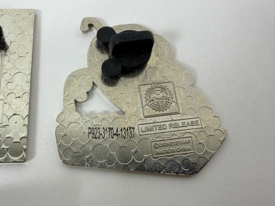 Disney Star Wars Rogue One Mystery Bodhi And Bistan, Pixar Short Film Stu, Loungefly Toy Story Jessie Heart, World Of Color Buzz Lightyear, And Disney Park Badges Met A Princess Snow White Limited Release Enamel Pin Collection [Photo 9]