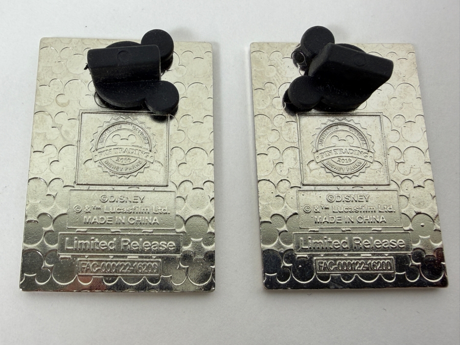 Disney Star Wars Rogue One Mystery Bodhi And Bistan, Pixar Short Film Stu, Loungefly Toy Story Jessie Heart, World Of Color Buzz Lightyear, And Disney Park Badges Met A Princess Snow White Limited Release Enamel Pin Collection [Photo 8]