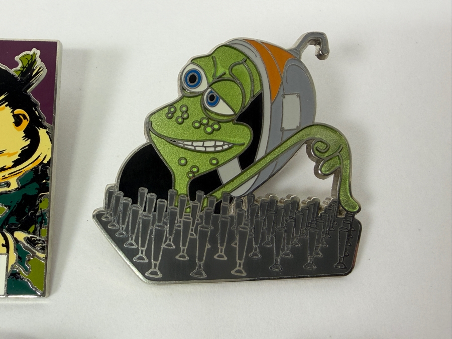 Disney Star Wars Rogue One Mystery Bodhi And Bistan, Pixar Short Film Stu, Loungefly Toy Story Jessie Heart, World Of Color Buzz Lightyear, And Disney Park Badges Met A Princess Snow White Limited Release Enamel Pin Collection [Photo 4]