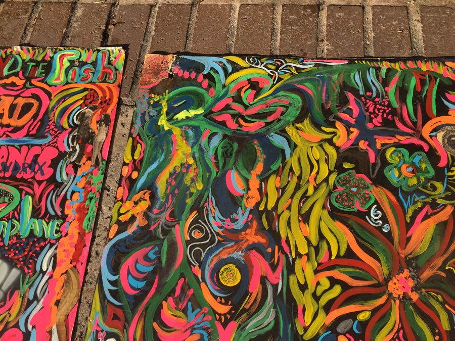 Original 1960's Rock & Roll Psychedelic Collage - 4-Panel Period Piece [Photo 24]