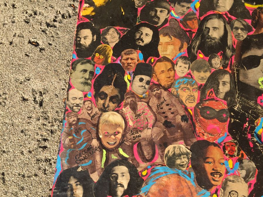 Original 1960's Rock & Roll Psychedelic Collage - 4-Panel Period Piece [Photo 16]