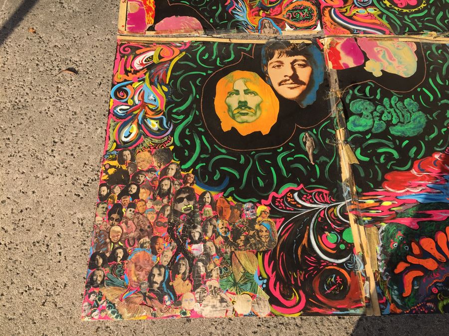 Original 1960's Rock & Roll Psychedelic Collage - 4-Panel Period Piece [Photo 3]